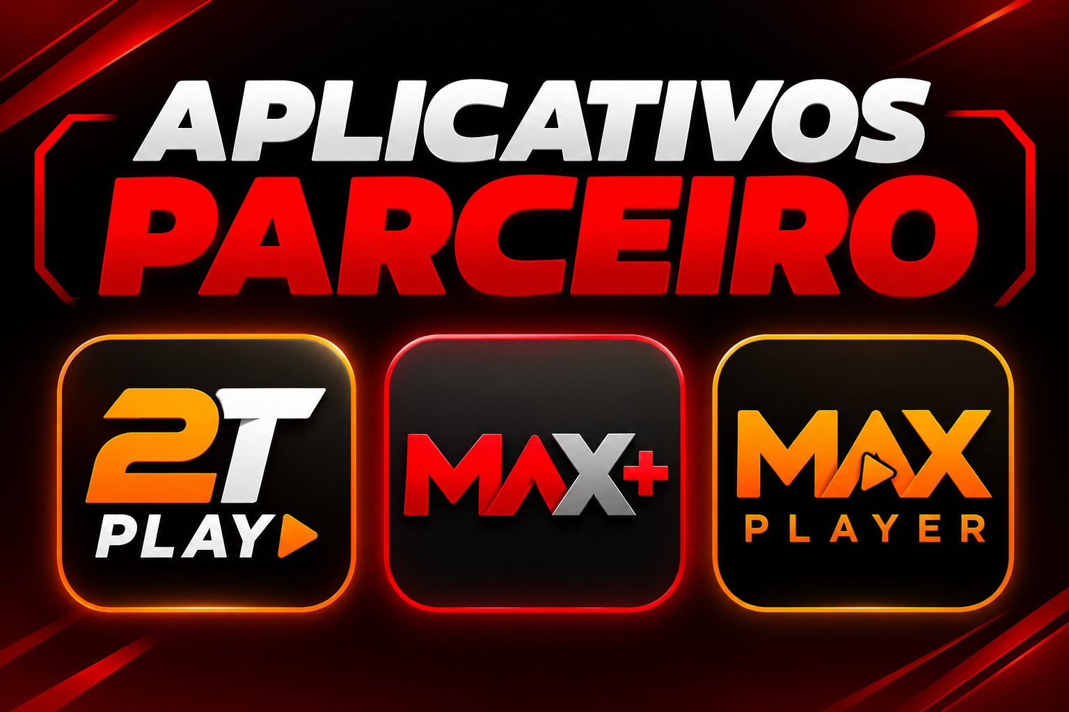 Aplicativos parceiros da MeggaTop